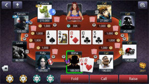 Quy trình chơi 1 ván Poker Texas